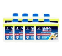 Finish, Dishwasher Cleaner, Lemon Sparkle, 2.0L Bulk (250ml x 8 pck), Removes Grease and Limescale,Fights Odour for a Cleaner Hygienic Dishwasher Machine