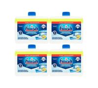 Finish Dishwasher Cleaner - Savers Pack of 4x250ml - De-scales, Deep Cleans, Prolongs Life of Dishwasher - Removes Nasty Odours