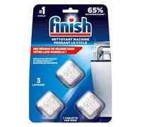 Finish Dishwasher Machine Cleaner During Cycle - 3 Dishwasher Tablets/3 Months of Use