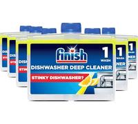 Finish Dishwasher Machine Cleaner | Lemon | 6 Washes (250ml x 6) |Deep Cleans and Helps to prolong life of your dishwasher