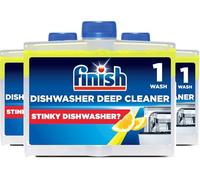Finish Dishwasher Machine Cleaner, Lemon, Pack of 3, 250ml Each,Deep Cleans and Helps to prolong life of your dishwasher