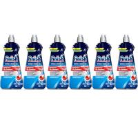Finish Dishwasher Rinse & Shine Aid | For Drier Glasses and Spot Prevention | Pack of 6, 400ml each | Packaging May Vary