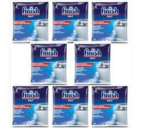 Finish Dishwasher Salt, 8kg, Prevents Limescale Build Up, Effective against Hard Water (8 x 1kg)