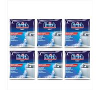 Finish Dishwasher Salt Box, 6kg, Prevents Limescale Build Up, Effective against Hard Water (6 x 1kg)