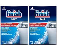 Finish Dishwasher Salt Box, 8kg, Prevents Limescale Build Up, Effective against Hard Water (Pack of 1x8kg)
