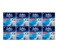 Finish Dishwasher Salt Box (Pack of 8, 2000 Grams) - Prevents Limescale Build-Up and Effective Against Hard Water