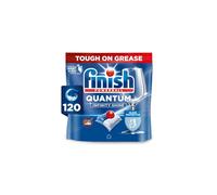 Finish Dishwasher Tablet Quantum Infinity Shine 120 Tablets Fresh Scent Powerful Clean Shine Detergent Tabs Tough on Grease Stains