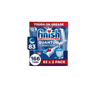 Finish Dishwasher Tablet Quantum Infinity Shine 166 Tablets 83 x 2 pck Fresh Scent Powerful Clean Shine Detergent Tabs Tough on Grease Stains