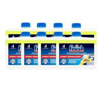 Finish Dual Action Dishwasher Cleaner Lemon Sparkle 250 ml (Pack of 8)