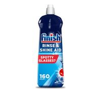 Finish, Dishwasher Rinse Aid, Fresh Rinse & Shine Cleaner, 800ml, Ultimate Clean & Diamond Shine, Glass Protection, Spot Prevention, Better Drying vs Finish Detergent Alone