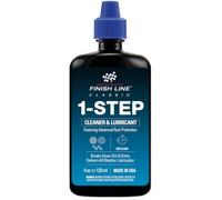 Finish Line 1-Step Bike Chain Cleaner & Lubricant - 120ml | Cleans & lubricates in one step | Flushes out grime | Low-friction lubrication & rust protection