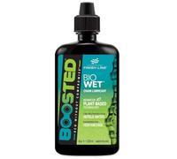 Finish Line BOOSTED Bio Wet Bike Chain Lube - Plant-Based Lubricant (120ml) | Plant-based wet chain lube | Ultra-low friction | Water & corrosion resistant | High-mileage durability