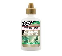 Finish Line Ceramic WET Bicycle Chain Lube 2oz Drip Squeeze Bottle