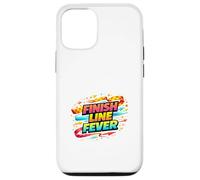 Finish Line Fever Running Motivation Design Case for iPhone 12/12 Pro