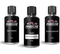 Finish Line MBL2 Black Metallic For YAMAHA Touch Up Paint 30ML Kit for Paint Grey Primer Clear Lacquer Paint Repair