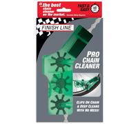 Finish Line Pro Chain Cleaner - Bicycle Chain Cleaning Tool | Deep cleans bicycle chains in under 60 seconds | 3-brush system, scrubber pads & contaminant-catching magnet