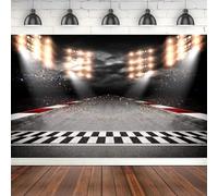Finish Line Race Track Photography Backdrop Car Racing Background Birthday Party Decorate Banner Racer Sport Champion Poster