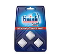 Finish Machine Care Tabs, Dishwasher Cleaner, Machine Cleaner Against Dirt and Grease Residues, (1 x 3 Pieces)