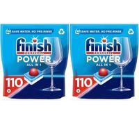 Finish Max All in 1 Powerball, 110 Tabs (Pack of 2)