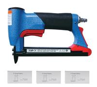 Finish Nailer Pneumatic, 4-8 Bar High Performance Staple Device with 3600 Nails, Compressed Air Striking Device with 3600 Nails for Trim, Skirting Boards, Furniture Construction, Upholstery, Flooring