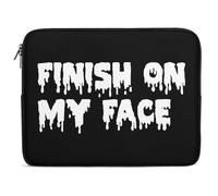 FINISH ON MY FACE Cute Laptop Sleeve Case Briefcase Protective Carrying Cover for 10 12 13 15 17 Inches
