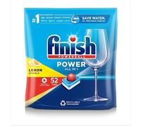 Finish Power All in One Dishwasher Tablets 52 Lemon, 1 Count (Pack of 52)