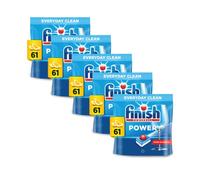 Finish Power All In One Dishwasher Tablets Lemon x61 Tabs Pack of 5 3311081CASE