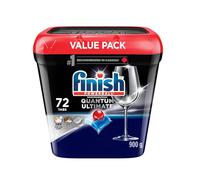 Finish Power Ball Quantum Ultimate Dishwasher Detergent Tabs, Scrubs, Degreases, Shines, Ultimate Clean & Sine 1st time everytime, 72 Tabs