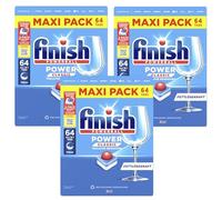 Finish Power Classic Dishwasher Tablets, Maxi Pack, 192 Finish Tabs (3 x 64 Tabs)