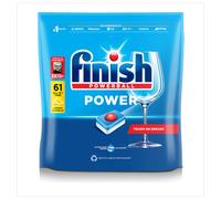 Finish Power Dishwashing Tablets, Lemon, 61 Tabs