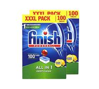 Finish Powerball All in 1 Deep Clean Flavoured Tablets, BLUE,YELLOW, GREEN, Lemon, 2 count (Pack of 2)