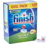 Finish Powerball All-in-one Dishwasher Tablets Lemon + 3 Free Ultimate Plus Tablets (Pack 100 + 3 Free ) - 3293852