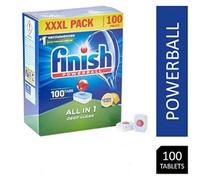 Finish Powerball All In One Quantum Lemon Dishwasher Tablets 100's