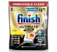 Finish Powerball Ultimate Plus All In One - Superior Dishwashing Detergent - Savers Pack Of 90 Tabs