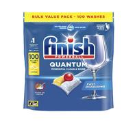 Finish Quantum All in 1 Dishwasher Tablets Lemon Sparkle 100's