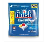 Finish Quantum All in One Dishwasher Tablets Lemon 64 Tabs