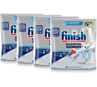 Finish Quantum Infinity Shine Dishwasher Tablets Bulk 120 Tabs Glass Protect - Pack Of 4
