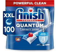 Finish Quantum Infinity Shine Dishwasher Tablets bulk Scent: Fresh Size 100 Dishwasher Tabs For Sparkling Clean