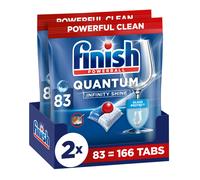 Finish Quantum Infinity Shine Dishwasher Tablets Bulk | Scent : Fresh | Size: 166 Dishwasher Tabs ( 83 tabs x 2) | For Sparkling Clean