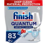 Finish Quantum Infinity Shine Dishwasher Tablets Bulk | Scent : REGULAR | Size : 83 Dishwasher Tabs | For Sparkling Clean