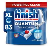 Finish Quantum Infinity Shine Dishwasher Tablets Bulk | Scent : REGULAR | Size : 83 Dishwasher Tabs | For Sparkling Clean,Packaging may vary