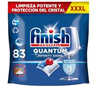Finish Quantum Infinity Shine Dishwasher Tablets - Powerful Cleaning, Grease Dissolving Power and Shine - 83 Finish Caps