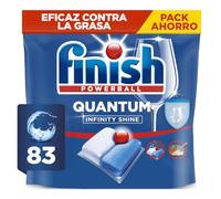 Finish Quantum Infinity Shine Dishwasher Tablets - Powerful Cleaning, Grease Dissolving Power and Shine - 83 Finish Caps