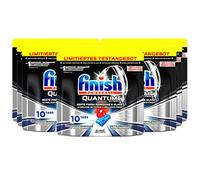 Finish Quantum Ultimate Dishwasher Tablets - Dishwasher Tablets with Triple Effect - Powerful Cleaning, Degreasing Power and Shine - Storage Pack of 70 Finish Tabs (7 x 10 Tabs)