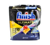 Finish Quantum Ultimate Dishwasher Tablets, Lemon, 25 Tablets