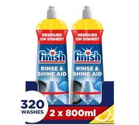 Finish Rinse Aid for Shinier and Drier Dishes LEMON, Pack of 2