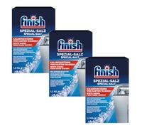 Finish Special Salt Calgonit 1.2 kg (Pack of 3) | Dishwasher Salt to Protect Against Limescale Deposits, Water Stains, Clean Results and Longer Machine Life + Zama4Zingo Card