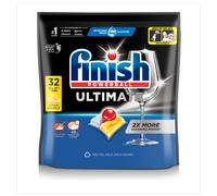 Finish Ultimate All in One Dishwashing Tablets, Lemon, 32 Tabs