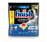 Finish Ultimate Deep Clean & Shine Dishwasher Tablets Lemon 55 Tabs