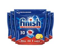 Finish Max All in 1 Powerball, Lemon, 30 Tabs (5-Pack)